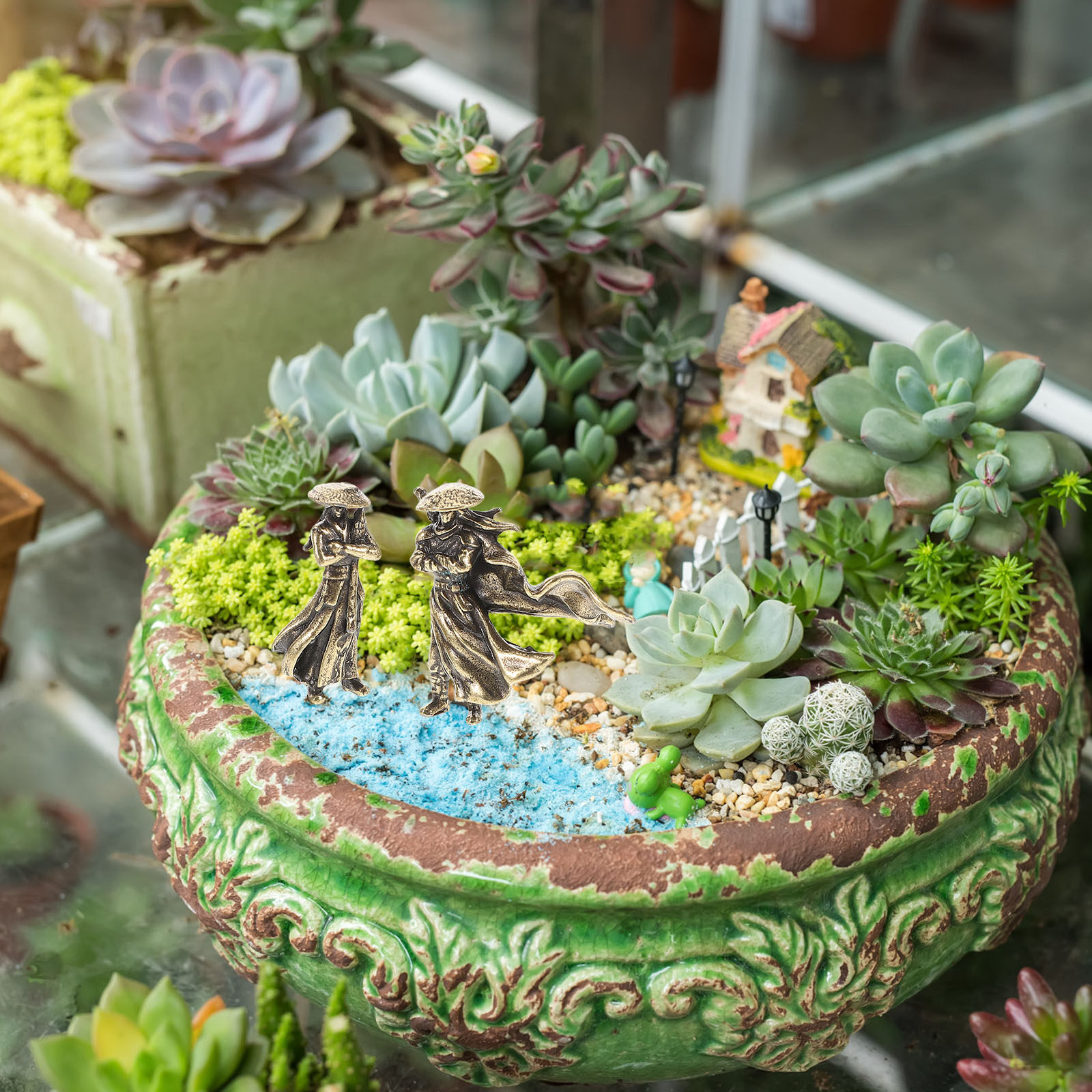2Pcs Micro Landscape Warrior S - огляд і ціна Bonsai Garden Landscape Design