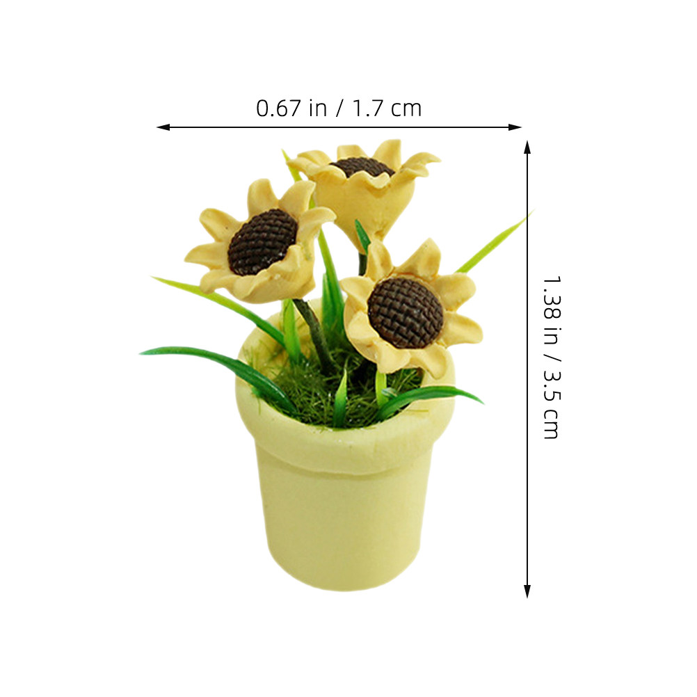 4Pcs Miniature Sunflower Bonsa - огляд і ціна Bonsai Garden Landscape Design