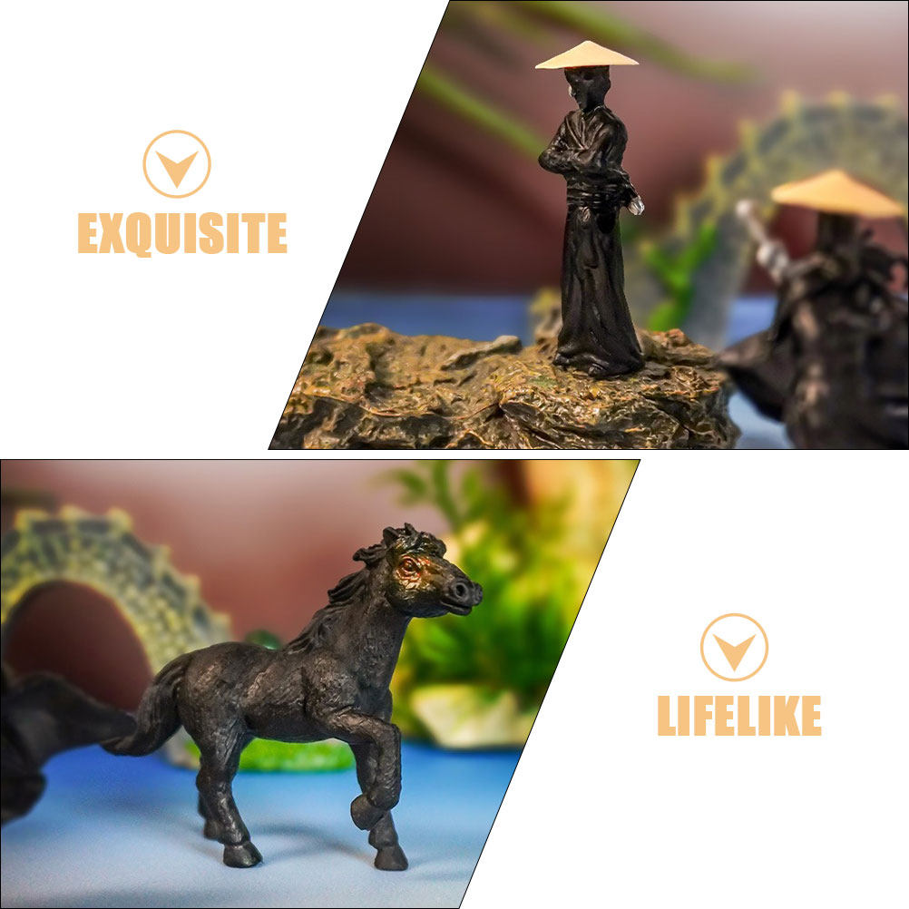 3Pcs Ancient Chinese Knight Sc - огляд і ціна Bonsai Garden Art