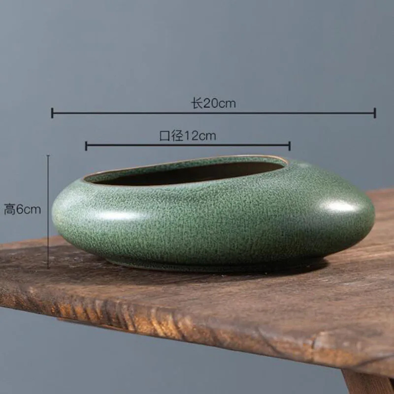 Coarse Pottery Bonsai Vase Gre - огляд і ціна Bonsai Garden Art