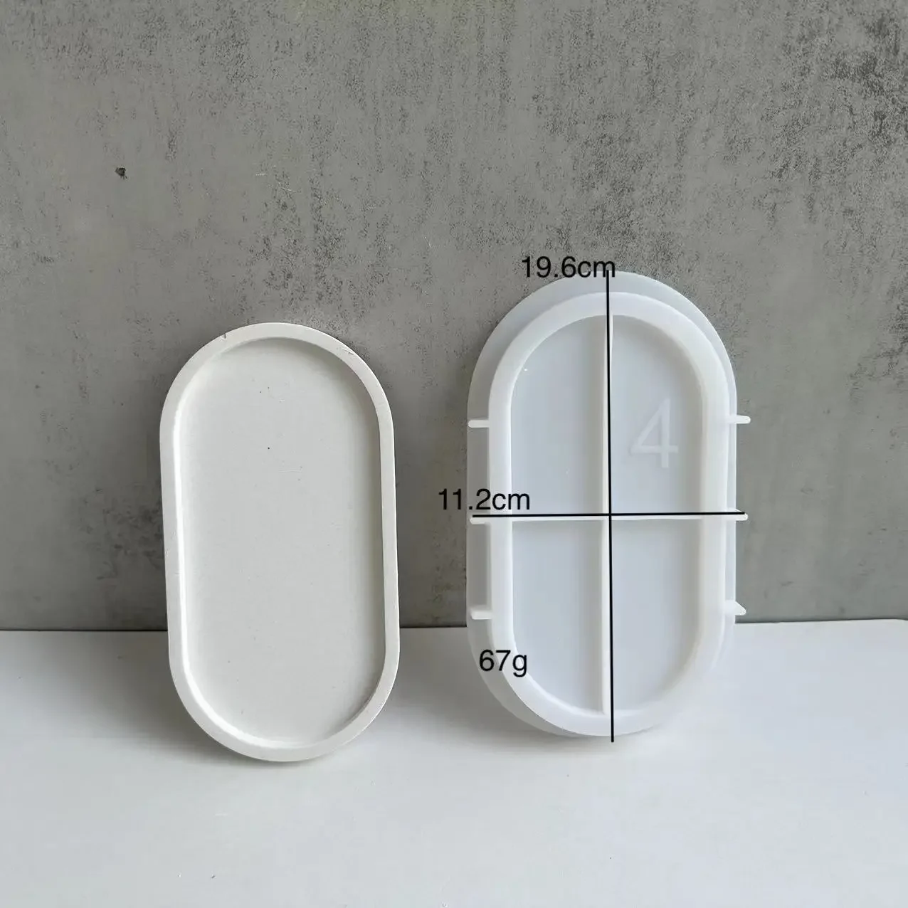 Oval Flower Pot Base Mold Ceme - огляд і ціна Drip Tray Saucer