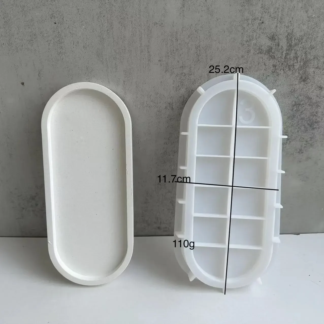Oval Flower Pot Base Mold Ceme - огляд і ціна Drip Tray Saucer